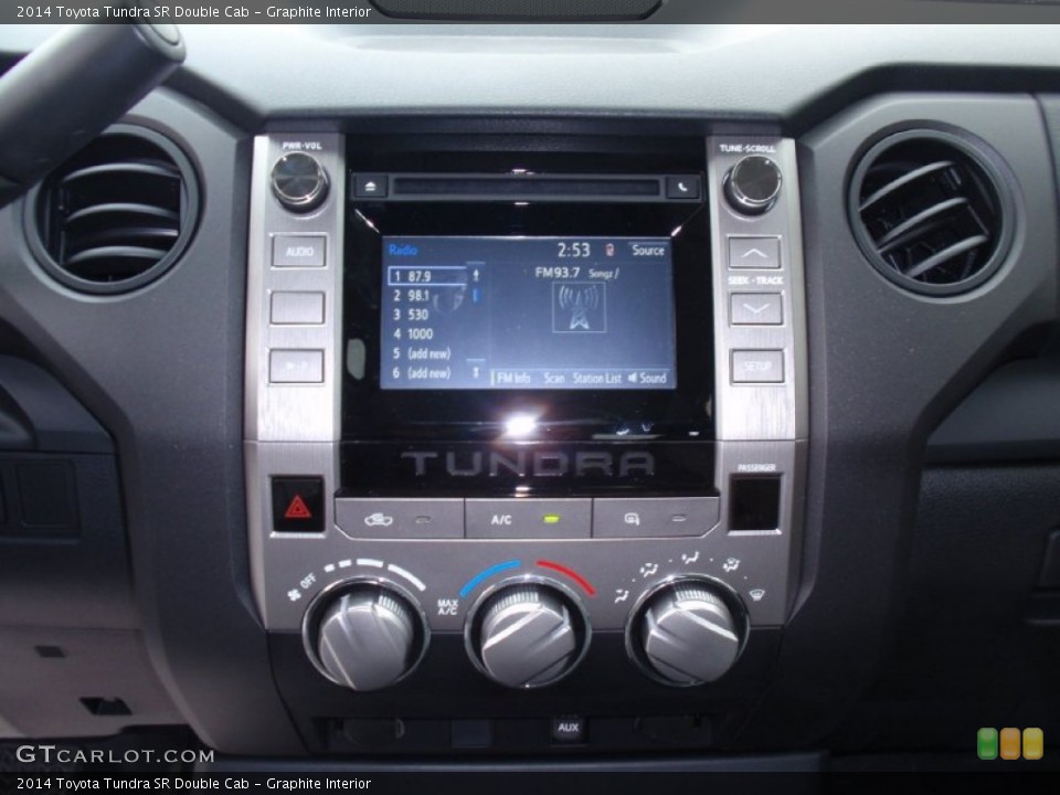Graphite Interior Controls for the 2014 Toyota Tundra SR Double Cab #90935711