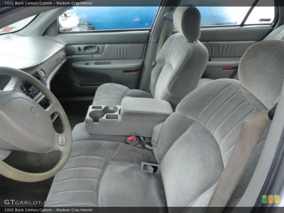 Medium Gray Interior Front Seat for the 2002 Buick Century Custom #90936461