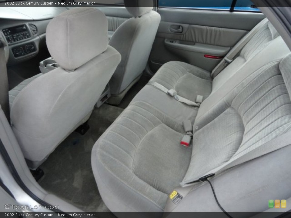 Medium Gray Interior Rear Seat for the 2002 Buick Century Custom #90936500