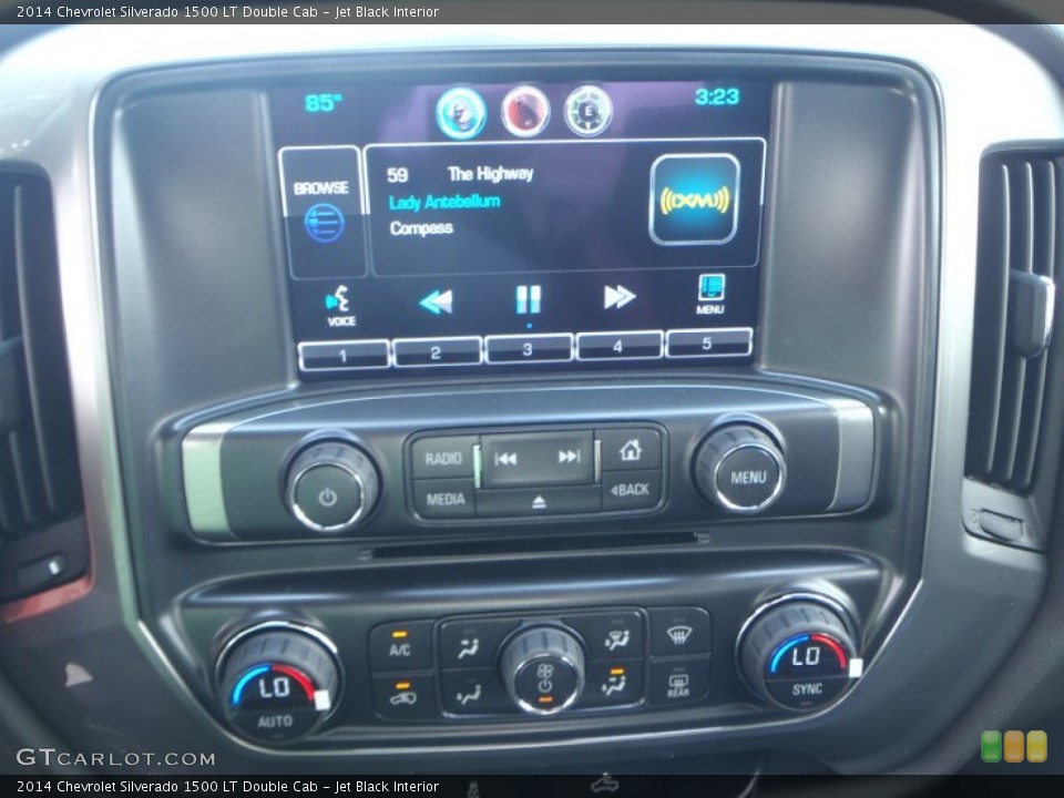 Jet Black Interior Controls for the 2014 Chevrolet Silverado 1500 LT Double Cab #90939146