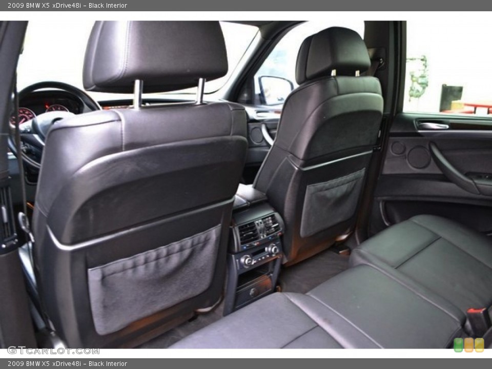 Black Interior Rear Seat for the 2009 BMW X5 xDrive48i #90939818