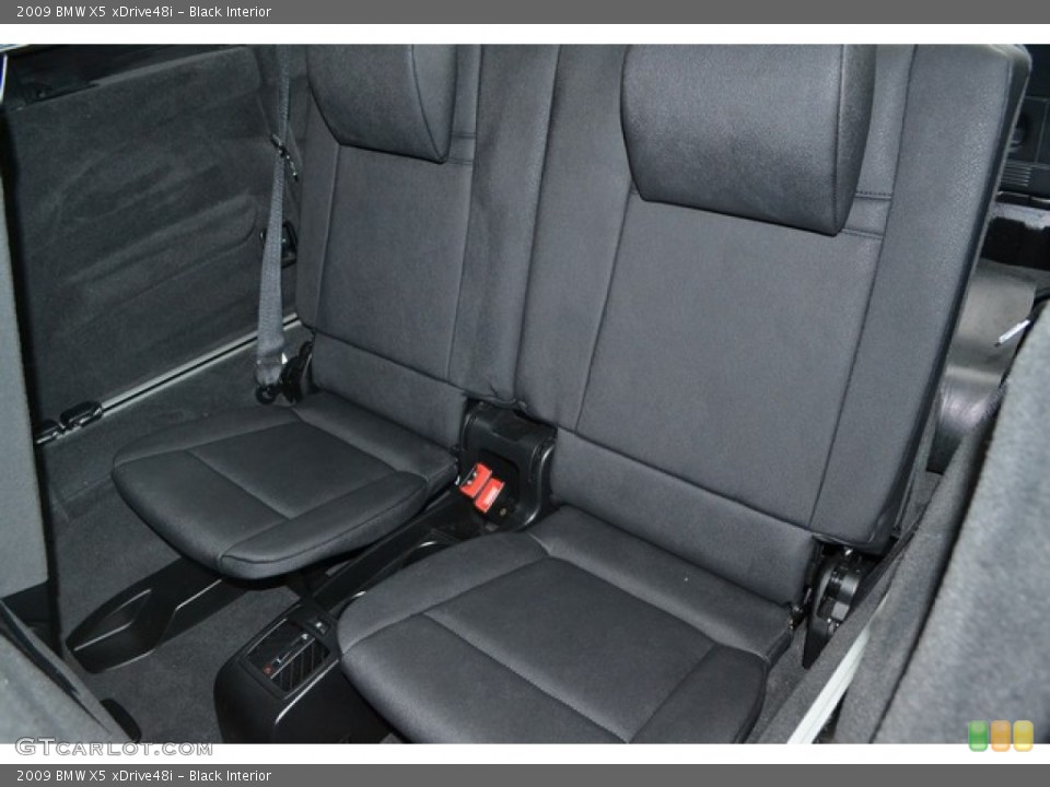 Black Interior Rear Seat for the 2009 BMW X5 xDrive48i #90939926