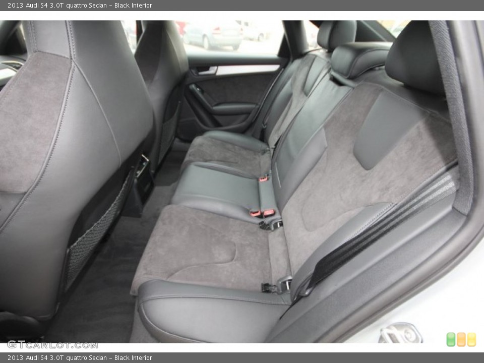 Black Interior Rear Seat for the 2013 Audi S4 3.0T quattro Sedan #90940442