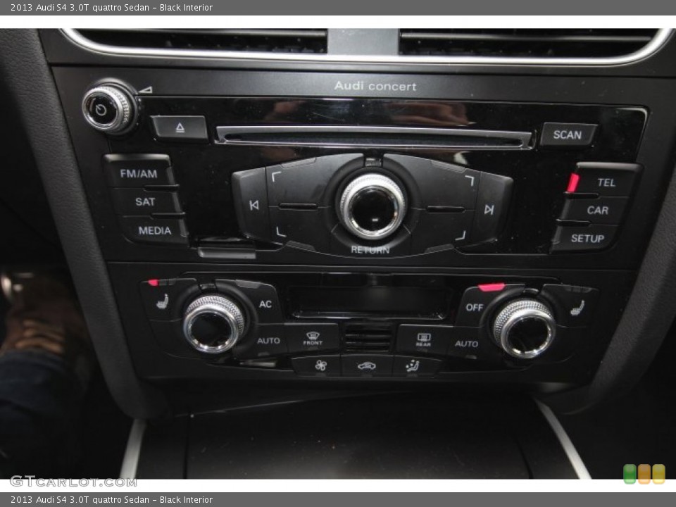 Black Interior Controls for the 2013 Audi S4 3.0T quattro Sedan #90940818