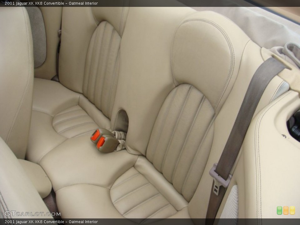 Oatmeal Interior Rear Seat for the 2001 Jaguar XK XK8 Convertible #90942827