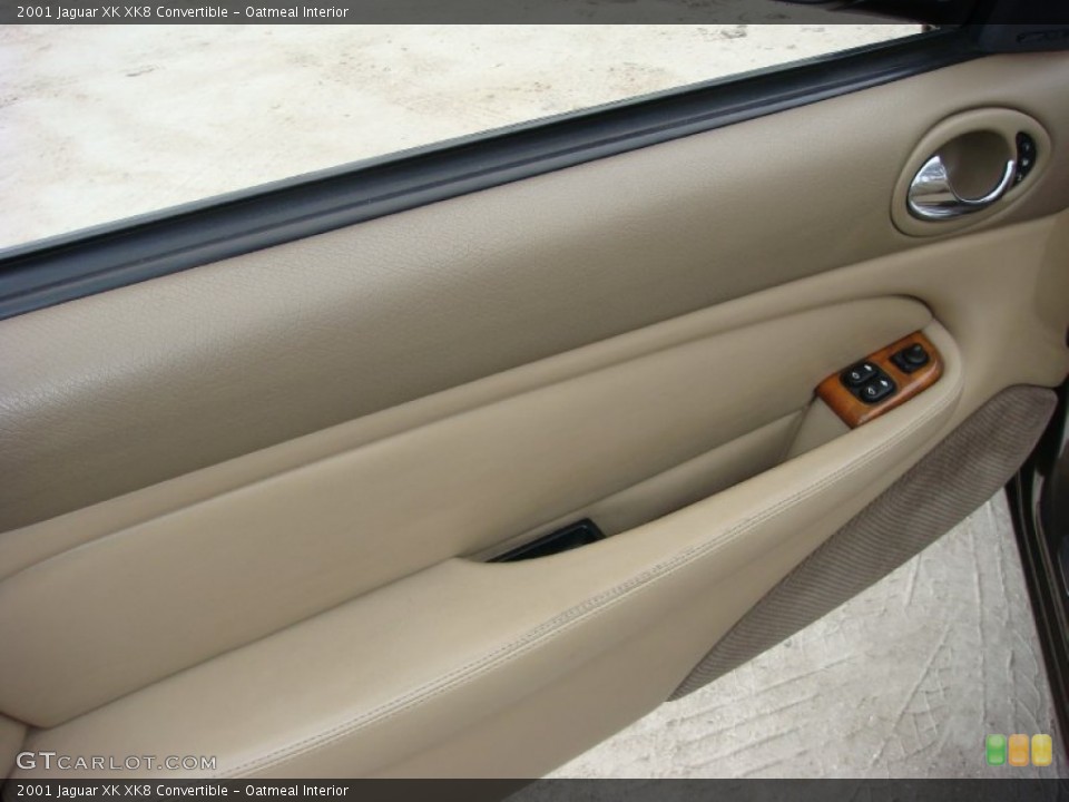 Oatmeal Interior Door Panel for the 2001 Jaguar XK XK8 Convertible #90942848