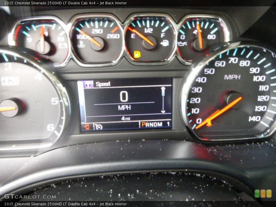 Jet Black Interior Gauges for the 2015 Chevrolet Silverado 2500HD LT Double Cab 4x4 #90945278