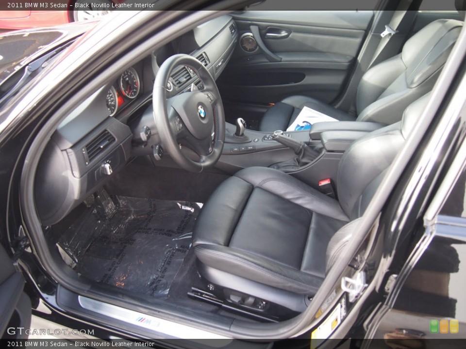 Black Novillo Leather Interior Photo for the 2011 BMW M3 Sedan #90946670