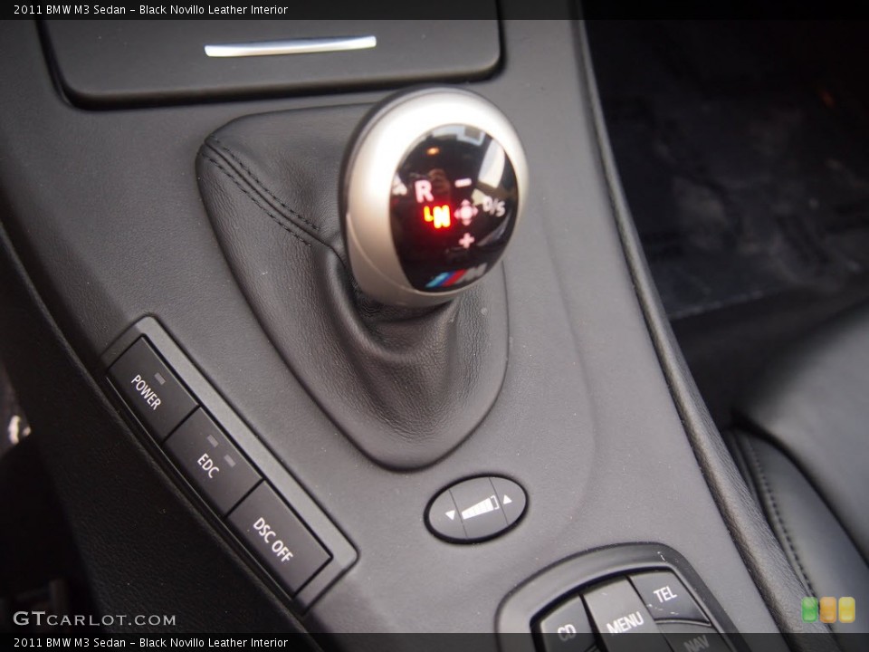 Black Novillo Leather Interior Transmission for the 2011 BMW M3 Sedan #90946832