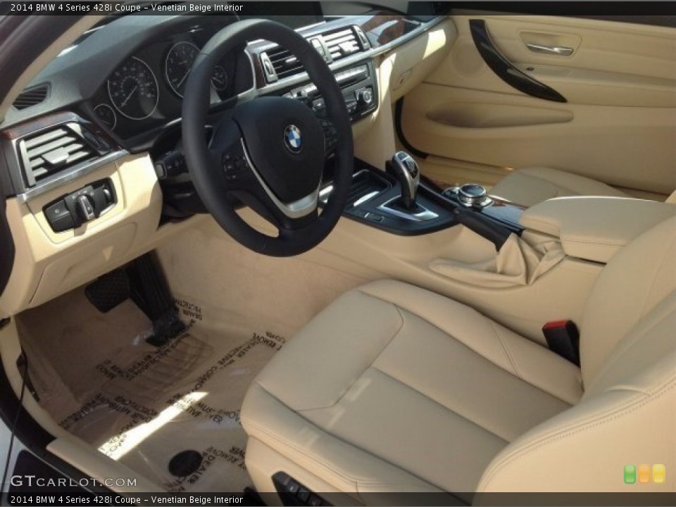 Venetian Beige Interior Prime Interior for the 2014 BMW 4 Series 428i Coupe #90948308