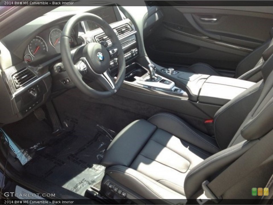 Black 2014 BMW M6 Interiors