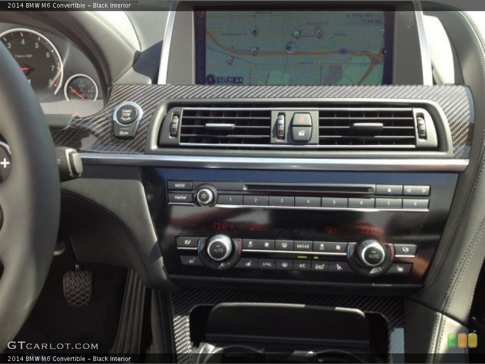 Black Interior Controls for the 2014 BMW M6 Convertible #90948503