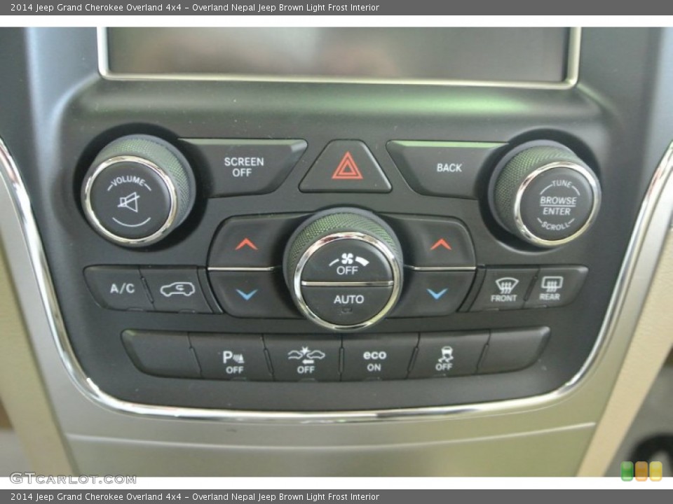 Overland Nepal Jeep Brown Light Frost Interior Controls for the 2014 Jeep Grand Cherokee Overland 4x4 #90949439