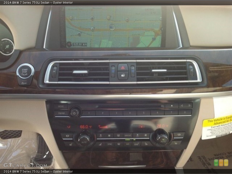 Oyster Interior Controls for the 2014 BMW 7 Series 750Li Sedan #90950042