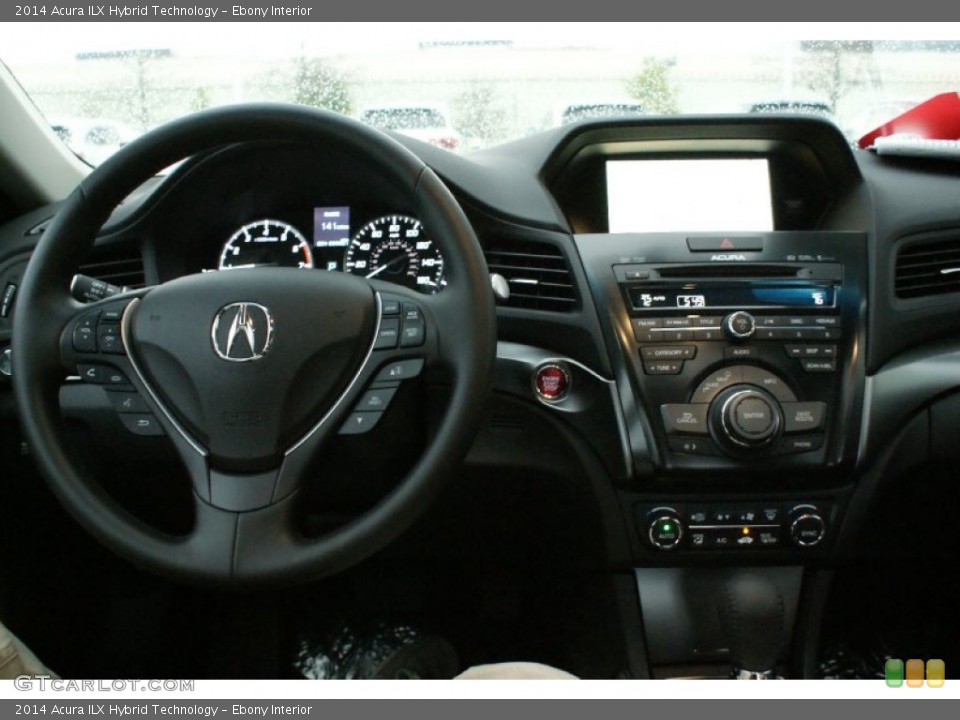 Ebony Interior Dashboard for the 2014 Acura ILX Hybrid Technology #90951017
