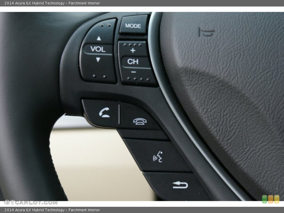 Parchment Interior Controls for the 2014 Acura ILX Hybrid Technology #90951815