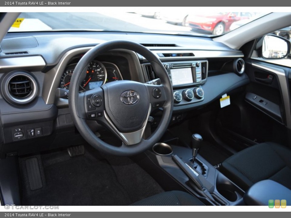 Black Interior Dashboard for the 2014 Toyota RAV4 LE #90951902