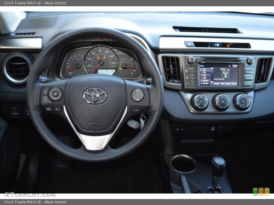Black Interior Dashboard for the 2014 Toyota RAV4 LE #90951947