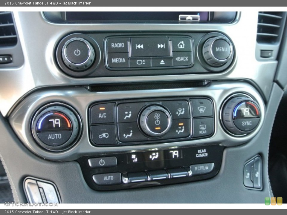 Jet Black Interior Controls for the 2015 Chevrolet Tahoe LT 4WD #90952034