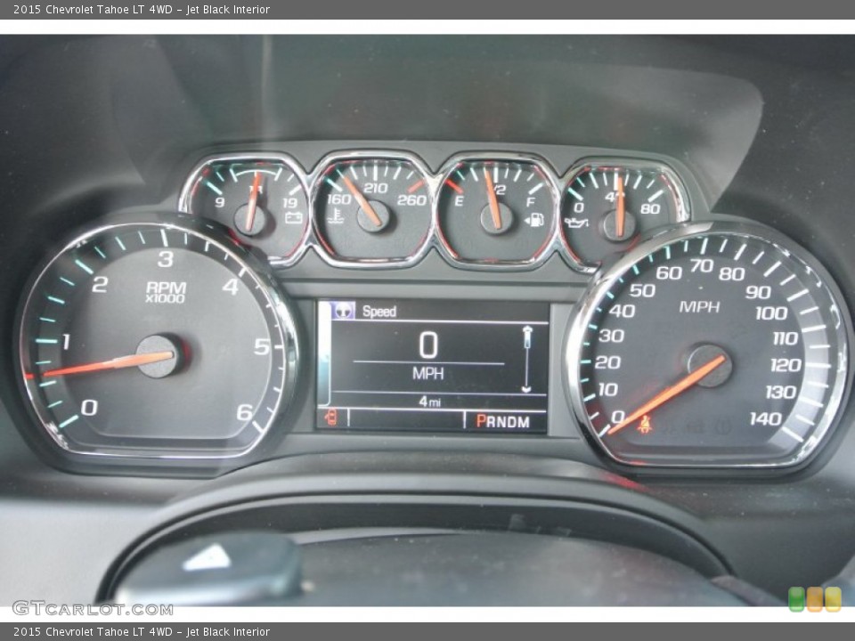 Jet Black Interior Gauges for the 2015 Chevrolet Tahoe LT 4WD #90952112