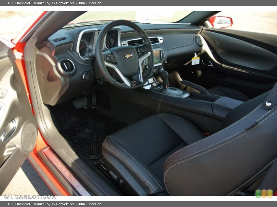 Black Interior Prime Interior for the 2014 Chevrolet Camaro SS/RS Convertible #90953342