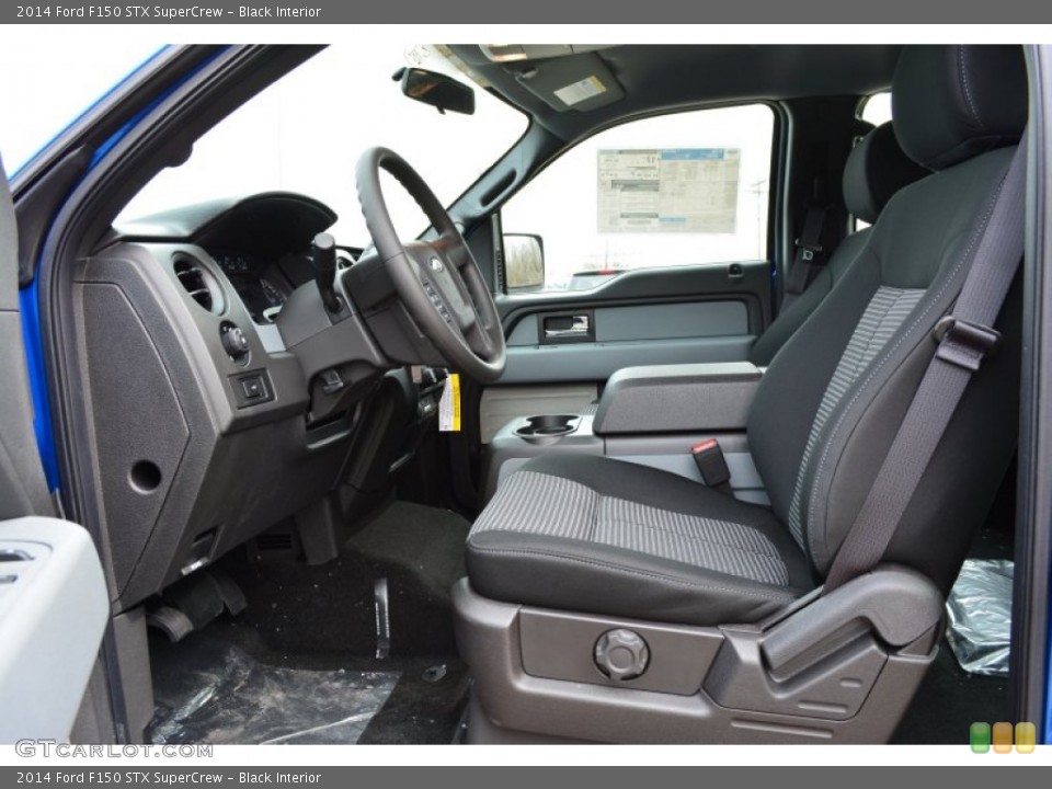 Black Interior Photo for the 2014 Ford F150 STX SuperCrew #90953948