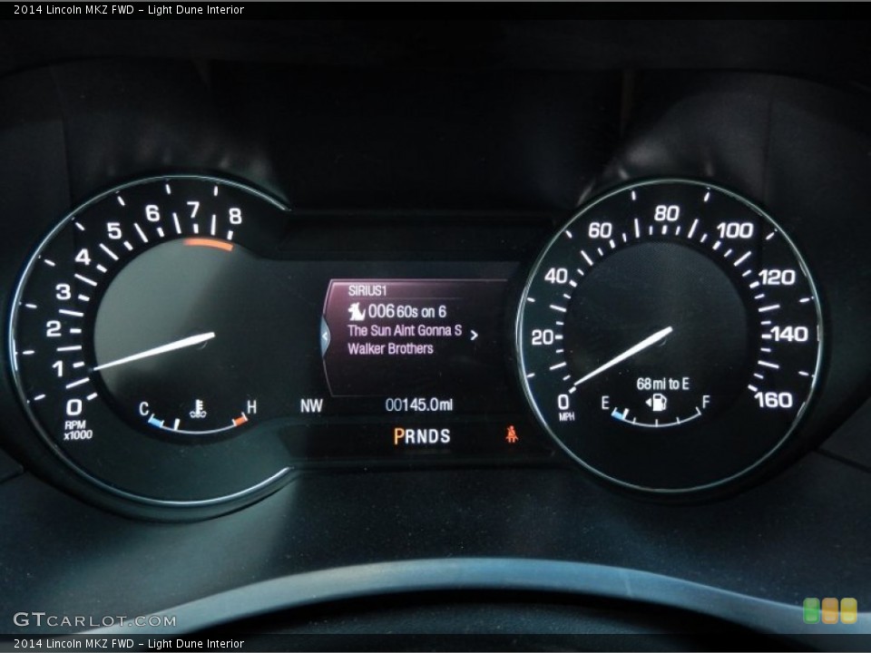 Light Dune Interior Gauges for the 2014 Lincoln MKZ FWD #90956549