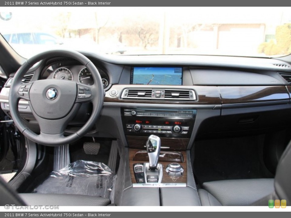 Black Interior Dashboard for the 2011 BMW 7 Series ActiveHybrid 750i Sedan #90969487
