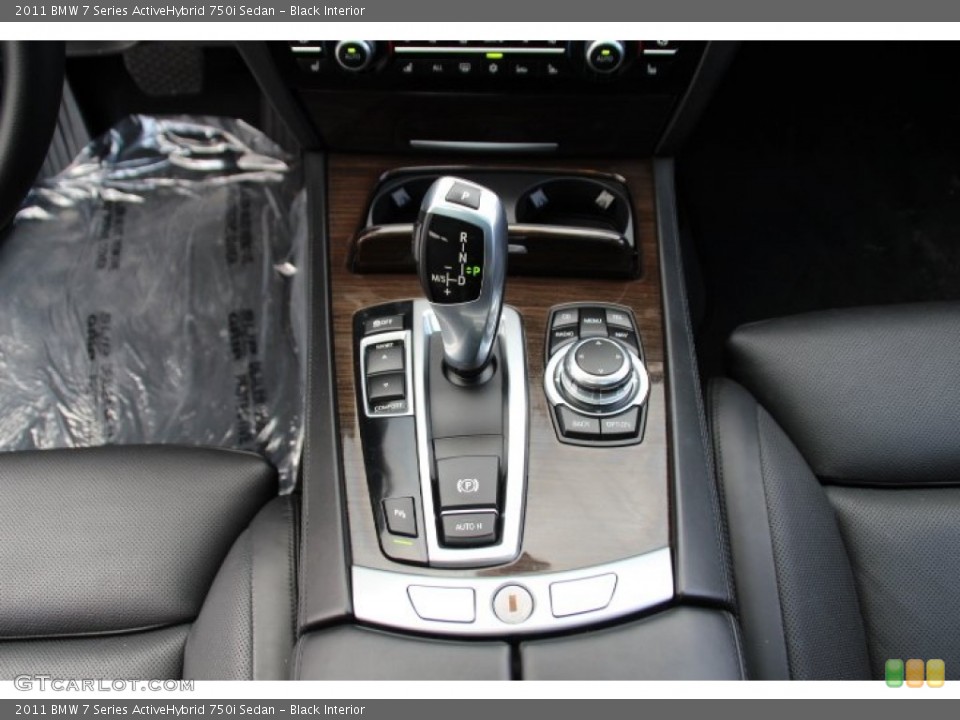 Black Interior Transmission for the 2011 BMW 7 Series ActiveHybrid 750i Sedan #90969493