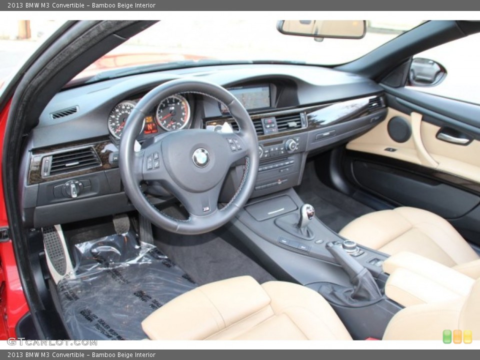 Bamboo Beige Interior Photo for the 2013 BMW M3 Convertible #90970537