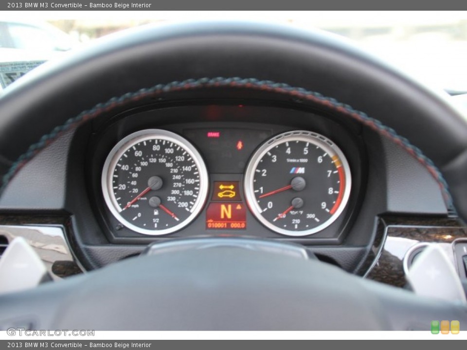 Bamboo Beige Interior Gauges for the 2013 BMW M3 Convertible #90970564