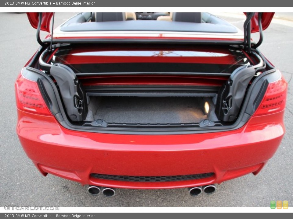 Bamboo Beige Interior Trunk for the 2013 BMW M3 Convertible #90970567