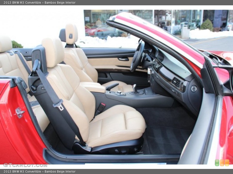 Bamboo Beige Interior Front Seat for the 2013 BMW M3 Convertible #90970582