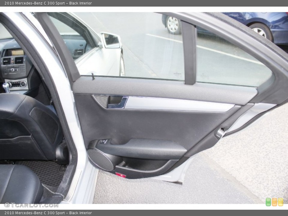 Black Interior Door Panel for the 2010 Mercedes-Benz C 300 Sport #90973018