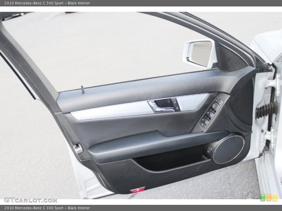 Black Interior Door Panel for the 2010 Mercedes-Benz C 300 Sport #90973024
