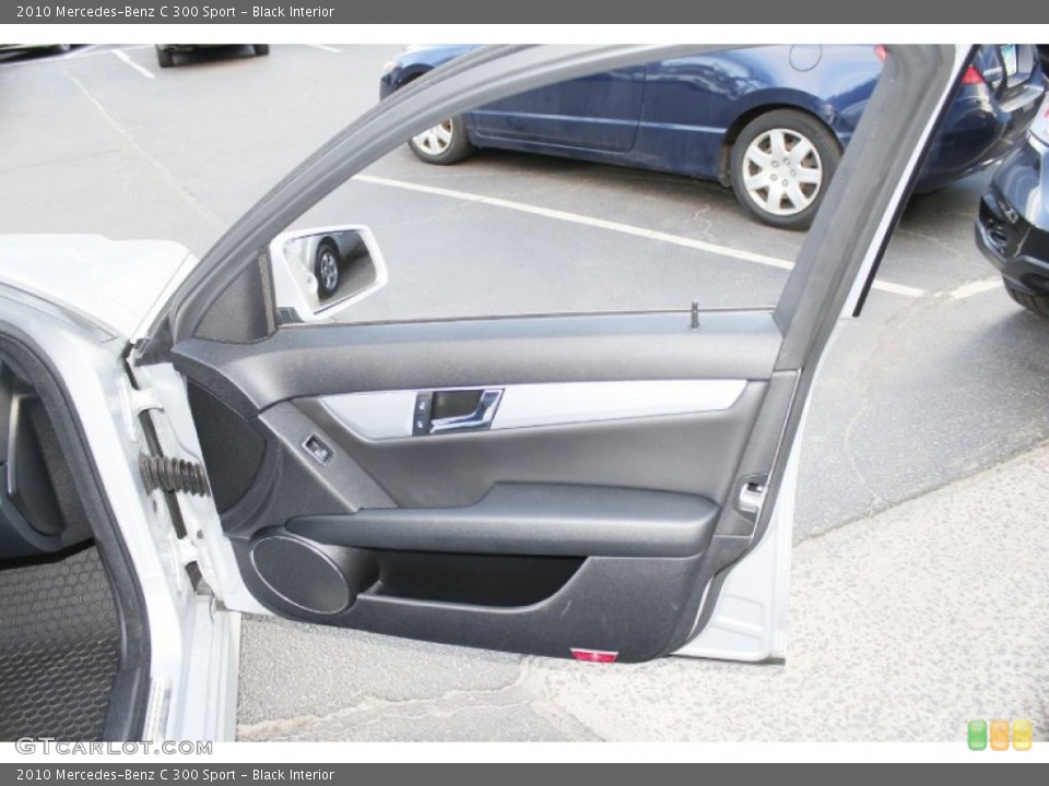 Black Interior Door Panel for the 2010 Mercedes-Benz C 300 Sport #90973027