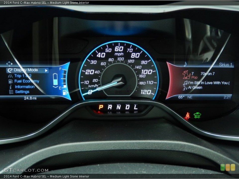 Medium Light Stone Interior Gauges for the 2014 Ford C-Max Hybrid SEL #90974641