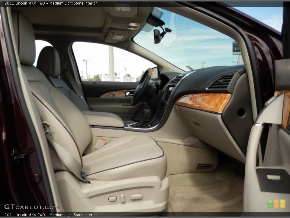 Medium Light Stone Interior Front Seat for the 2011 Lincoln MKX FWD #90974920