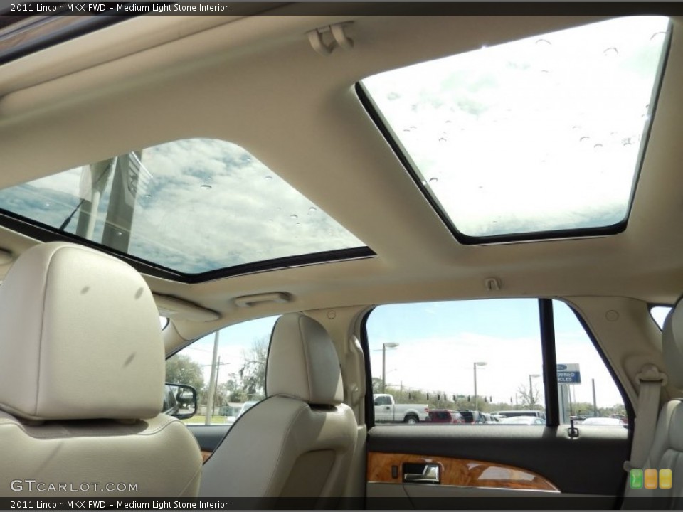 Medium Light Stone Interior Sunroof for the 2011 Lincoln MKX FWD #90974926