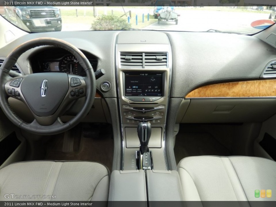 Medium Light Stone Interior Dashboard for the 2011 Lincoln MKX FWD #90974929
