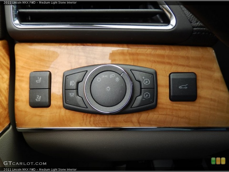 Medium Light Stone Interior Controls for the 2011 Lincoln MKX FWD #90974941