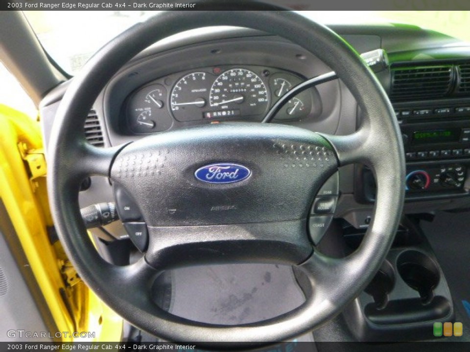 Dark Graphite Interior Steering Wheel for the 2003 Ford Ranger Edge Regular Cab 4x4 #90978760