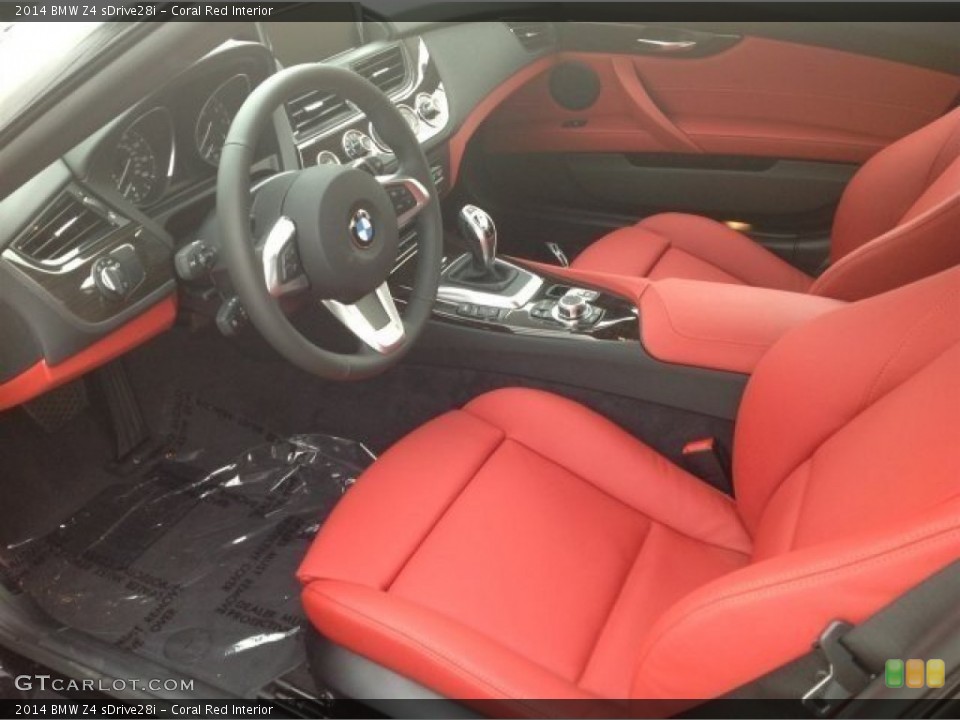 Coral Red Interior Photo for the 2014 BMW Z4 sDrive28i #90986049