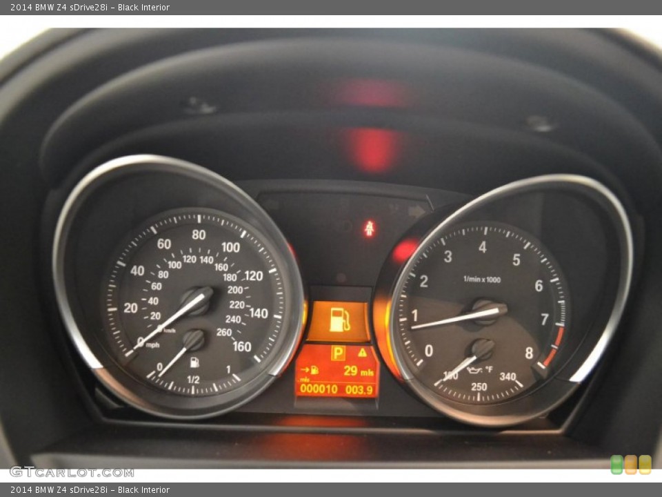 Black Interior Gauges for the 2014 BMW Z4 sDrive28i #90986331