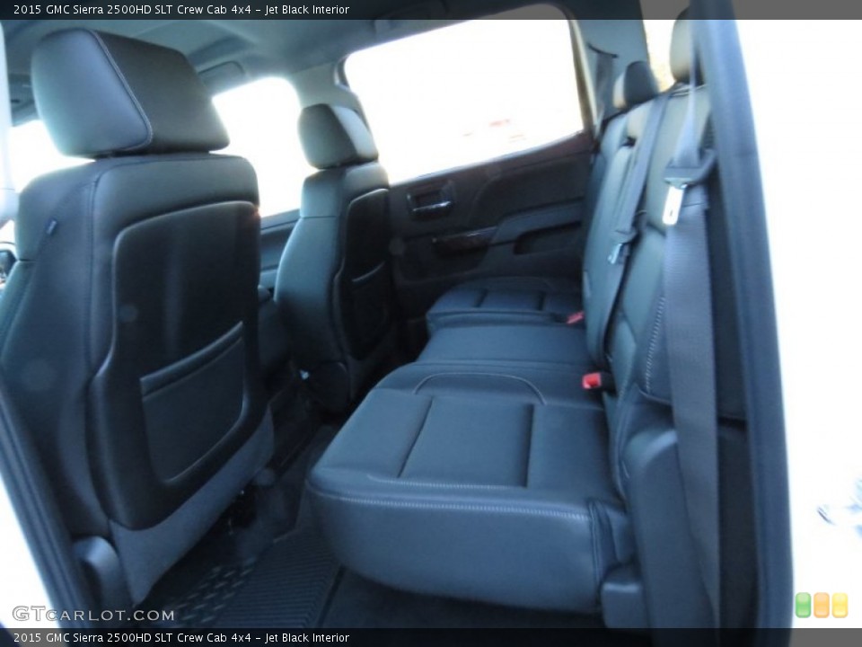 Jet Black Interior Rear Seat for the 2015 GMC Sierra 2500HD SLT Crew Cab 4x4 #90987303