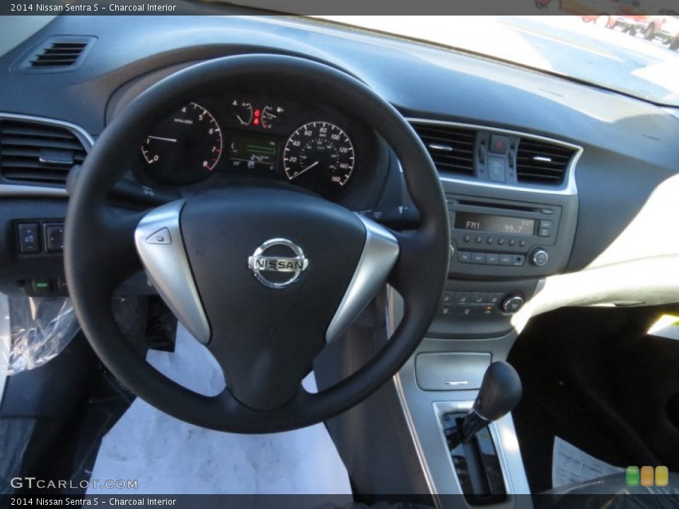 Charcoal Interior Dashboard for the 2014 Nissan Sentra S #90988122