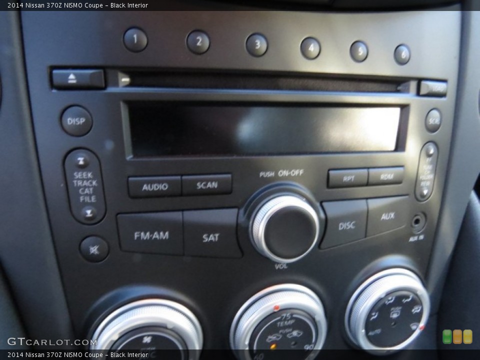 Black Interior Controls for the 2014 Nissan 370Z NISMO Coupe #90988236