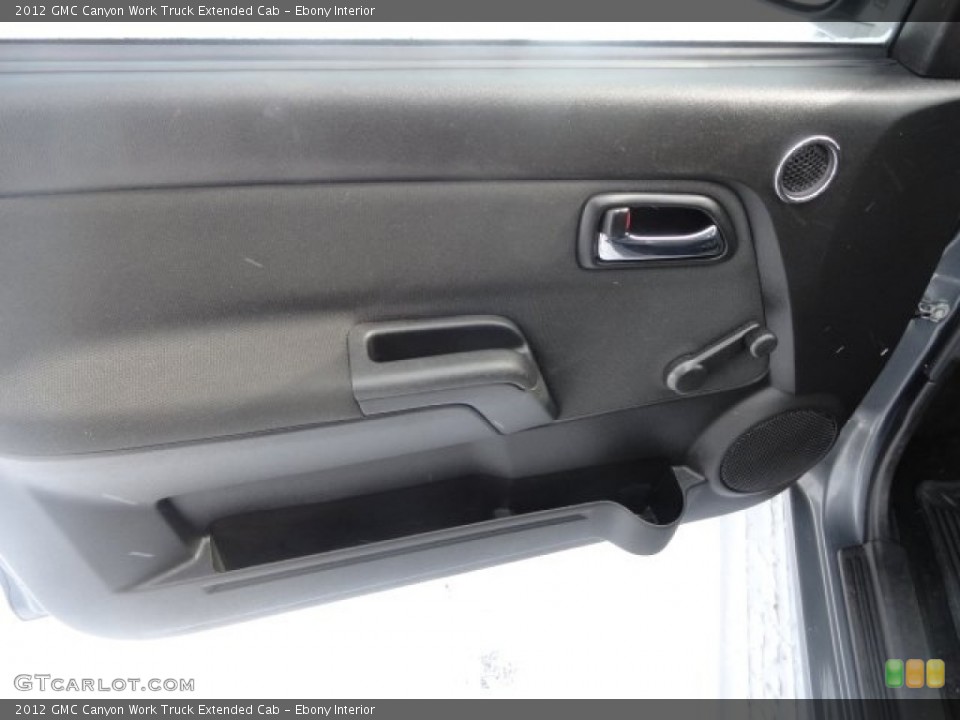 Ebony Interior Door Panel for the 2012 GMC Canyon Work Truck Extended Cab #90994479