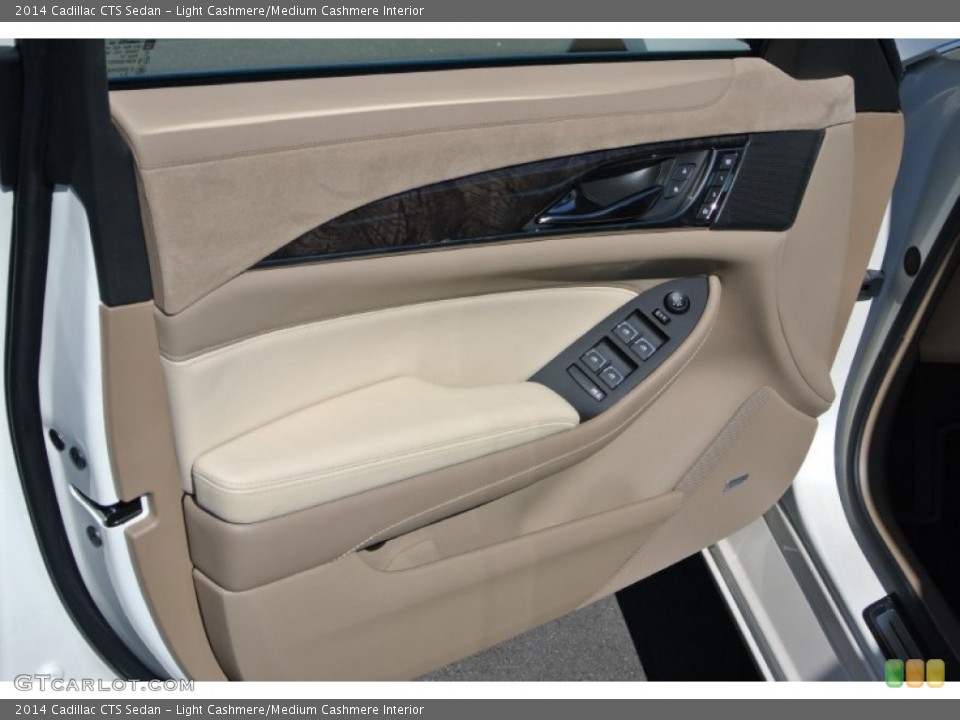 Light Cashmere/Medium Cashmere Interior Door Panel for the 2014 Cadillac CTS Sedan #90995910