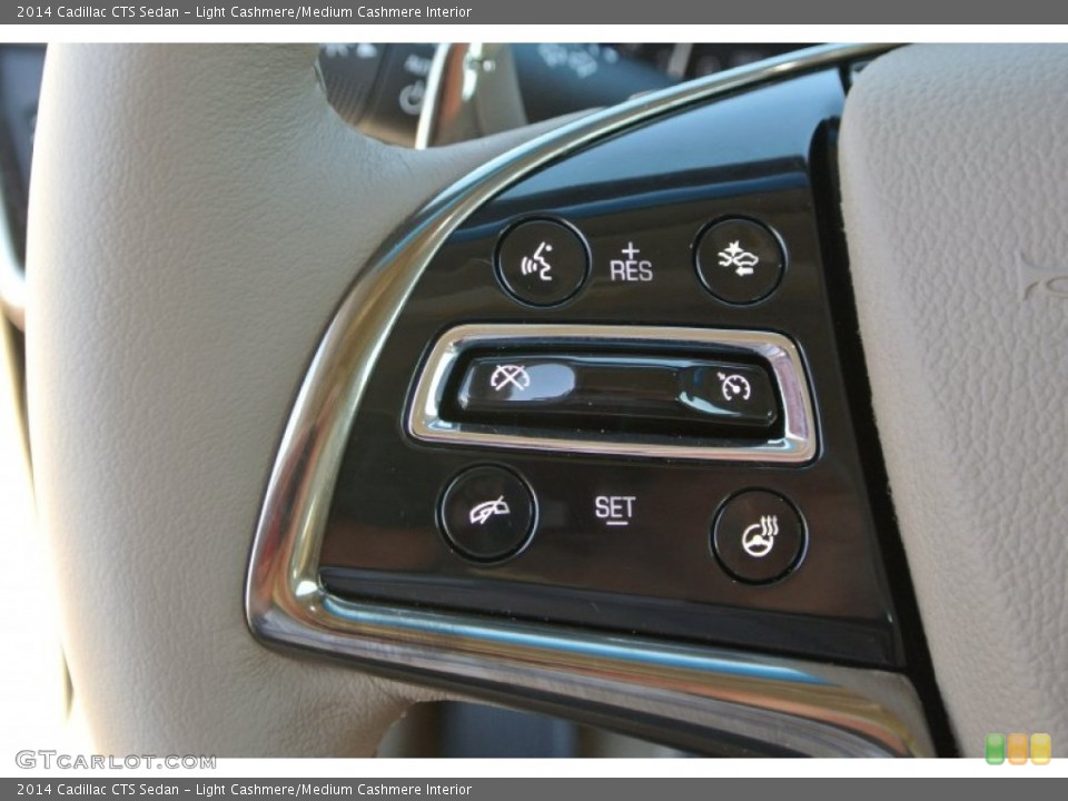 Light Cashmere/Medium Cashmere Interior Controls for the 2014 Cadillac CTS Sedan #90995925